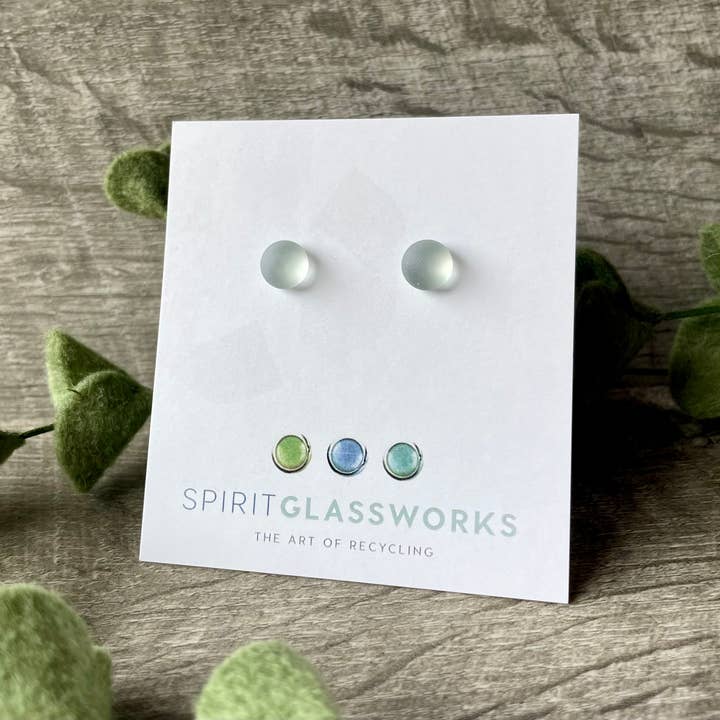 Spirit Glassworks - Wholesale Stud/Post Earrings - Recycled Glass Stud Earring6