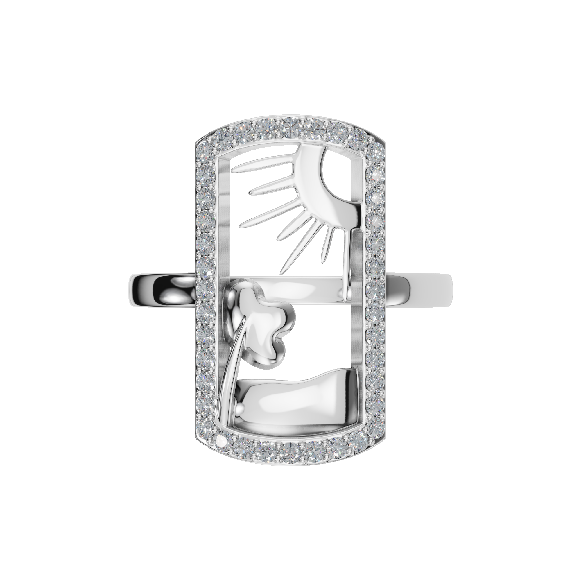 PureYou Jewelry - Wholesale Wedding Band/Ring - 14k Gold Diamond Wedding Ring, Statement Ring, Bridal Ring6