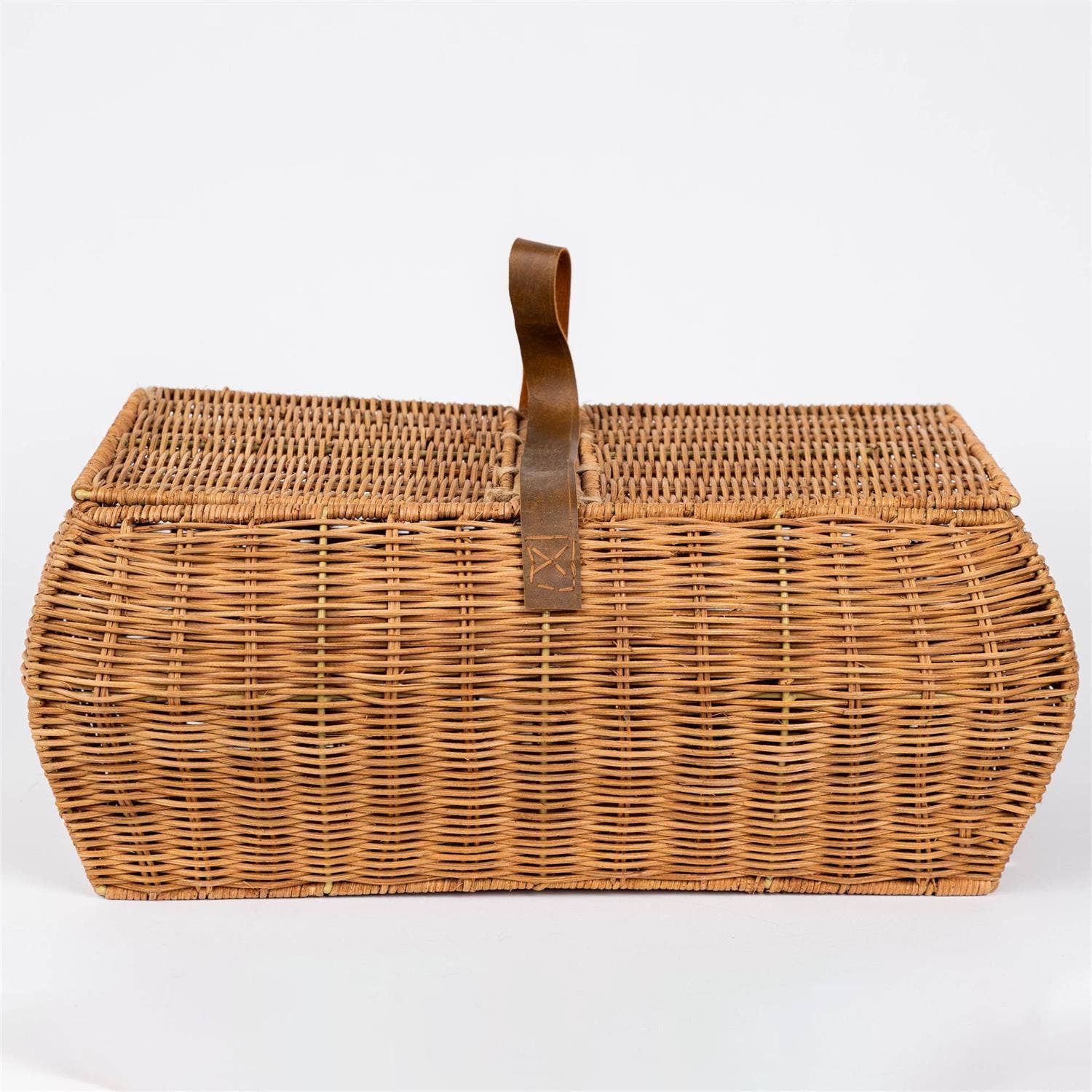 Audrey's Home & Gift - Wholesale Picnic Basket - Woven Rattan Picnic Basket (Pk/03)3