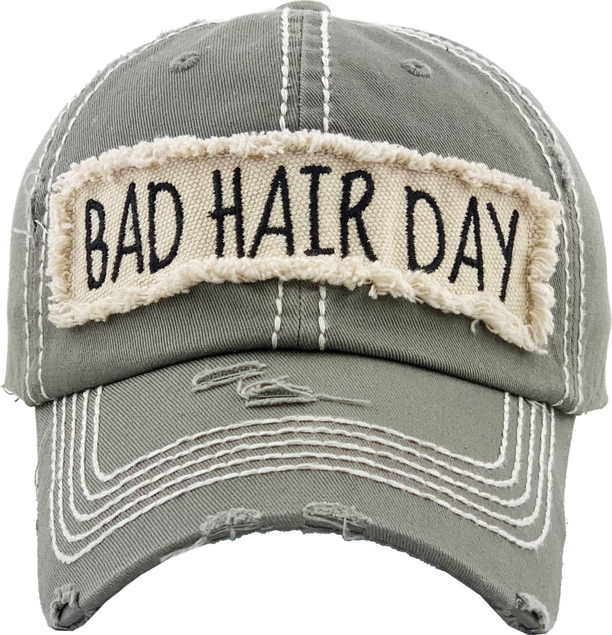 KBETHOS - Vendita all'ingrosso Cappellino da baseball - Donna - Berretto a sfera vintage lavato Bad Hair Day24