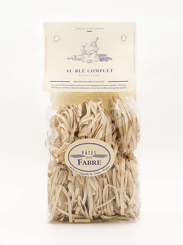 Pasta - Tagliatelle Nests with Wholemeal Wheat for wholesale by PATES FABRE