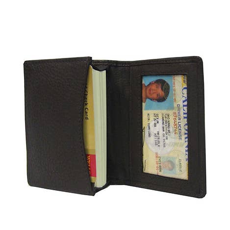 Roma Leathers, Inc. - Wholesale Card Holder - Unisex - 704 RF * cowhide/buffalo leather card holder
