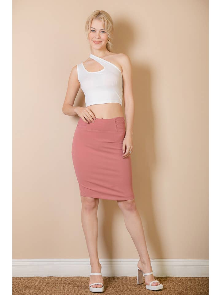 CAPELLA APPAREL - Wholesale Knit Top - Women's - Ribbed One Shoulder Cross Strap Crop Top16