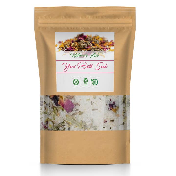 Yoni Bath Soak com nossa mistura orgânica de ervas 12 Yoni por atacado de Nature's Lab - Natural Sisters