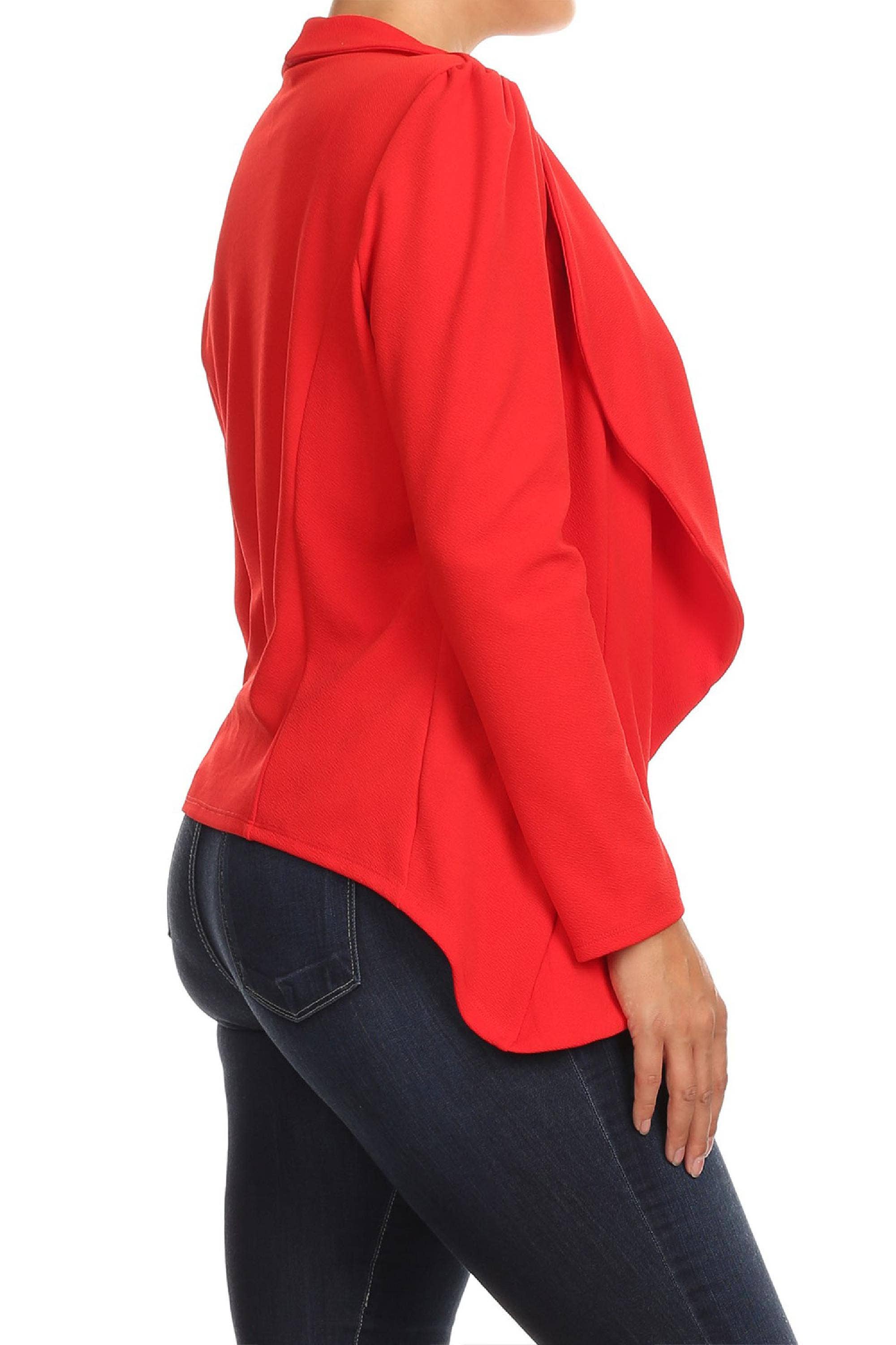 MOA COLLECTION – Blazer - Mulher por atacado – Jaqueta feminina sólida de mangas compridas para escritório41