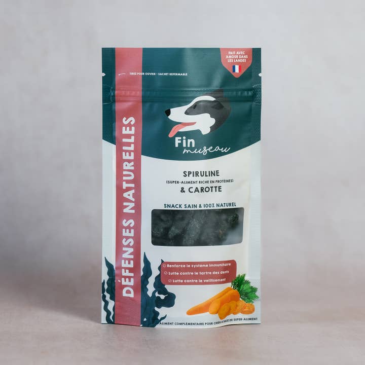 Fin Museau – wholesale Godis - Hund – Spirulina och morot hundgodis