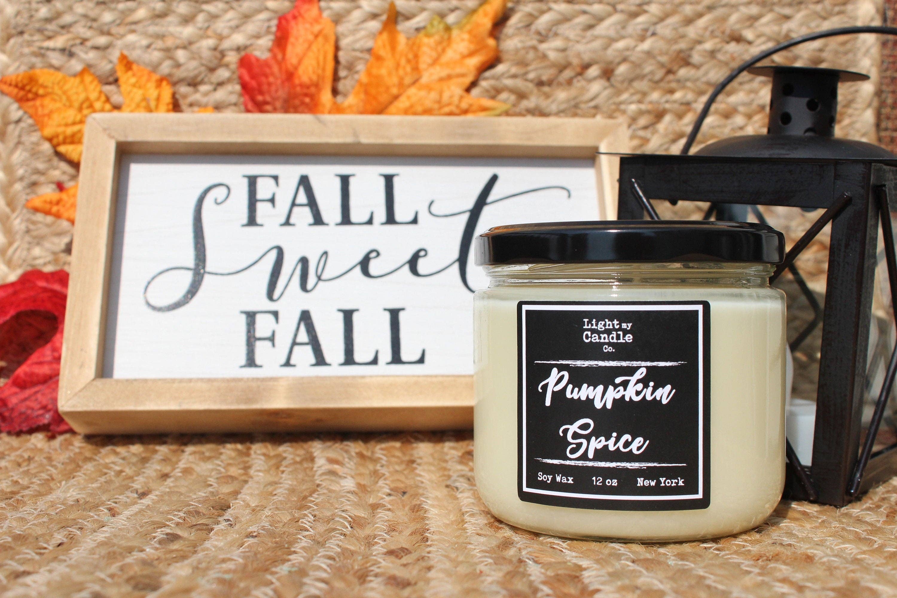 Light My Candle Co - Wholesale Jar/Filled Candle - Pumpkin Spice Soy Candle2