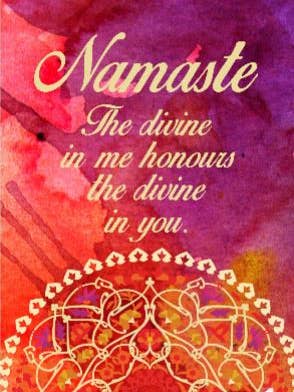 Accroche-porte : Namaste pour la vente par Sansaara Living