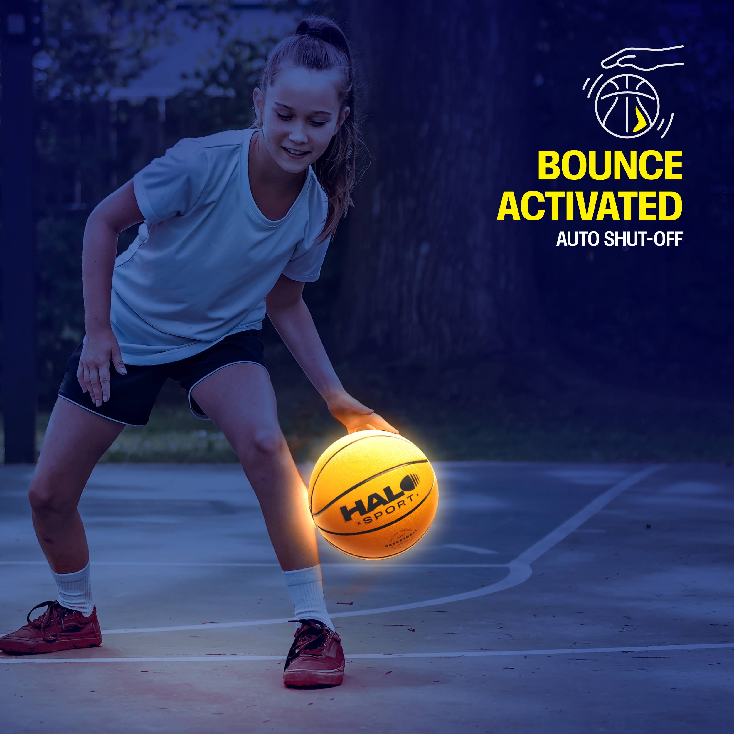 Squad Hero – wholesale Sporting accessories – Rechargeable Light Up Basketball Ball2