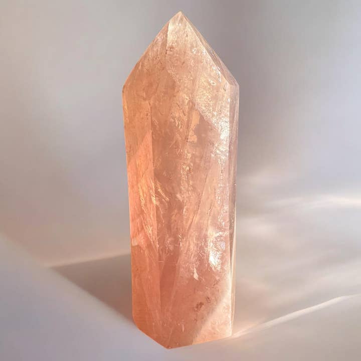 Spiritual and Aligned - Wholesale Spiritual Stone/Crystal - Rose Quartz Tower1