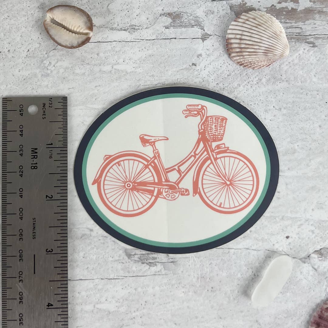 Counter Couture - Wholesale Sticker - Beach Cruiser Bike Stickers | Hand Drawn | Made in USA