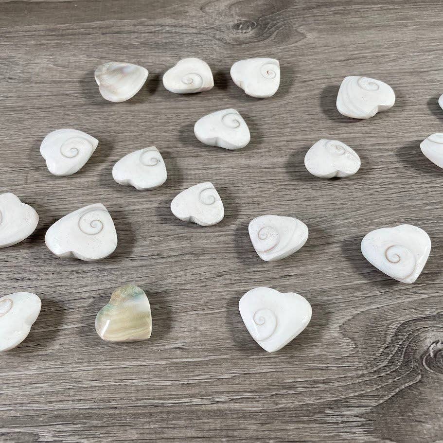 Keystone Crystals - Wholesale Spiritual Stone/Crystal - Shiva Eye Shell Heart – Metaphysical Decor & Gift Item2
