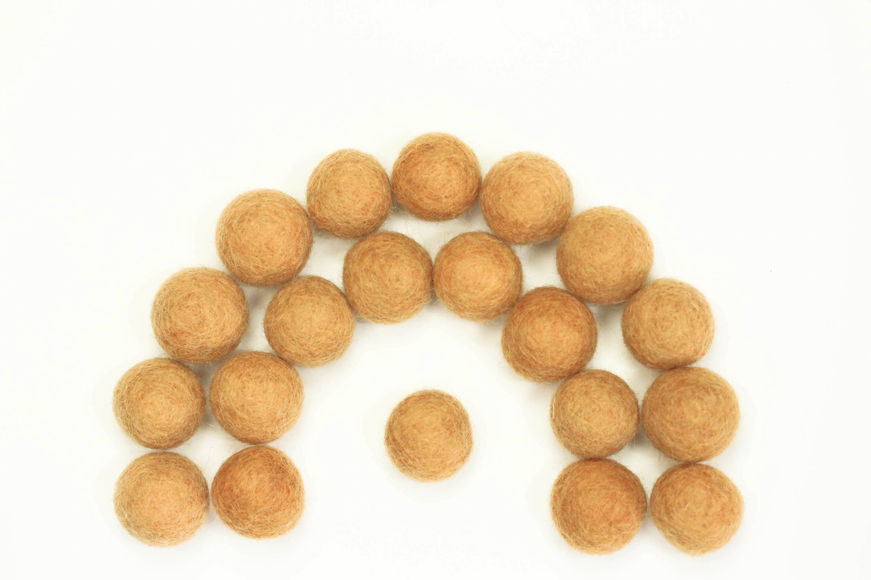 The Felt Pod - Wholesale Craft Supplies - 2.5 cm Felt Balls 100 Pieces -for DIY Garland Wool Beads12