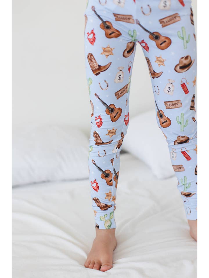 Blush Lotus – wholesale Sleepwear set – Kids – Cowboy - Set5