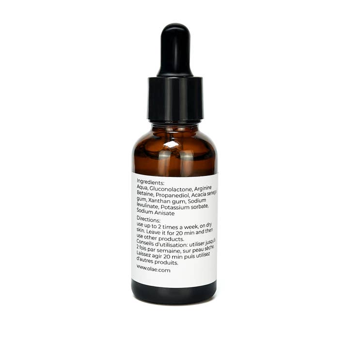 Olae Made in France - Wholesale Facial Exfoliant/Scrub - PHA 10% face peel exfoliant (better than AHA) 100% natural