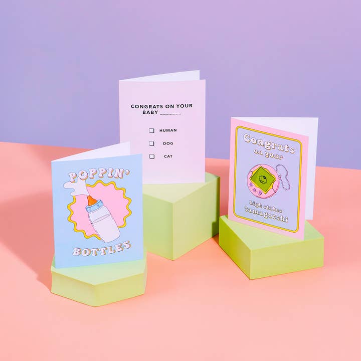 Party Mountain Paper co. - Wholesale Baby Card - High Stakes Baby | Baby Card2