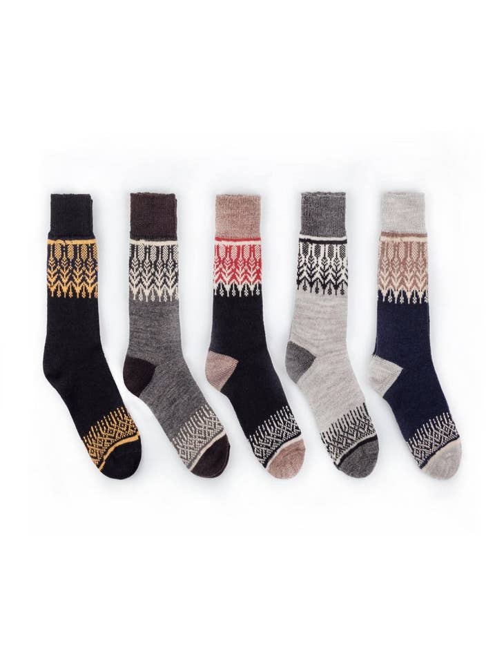 Wholesale Nordic Socks Merino Wool 5 Pairs PERFORM™ Warm (Yule