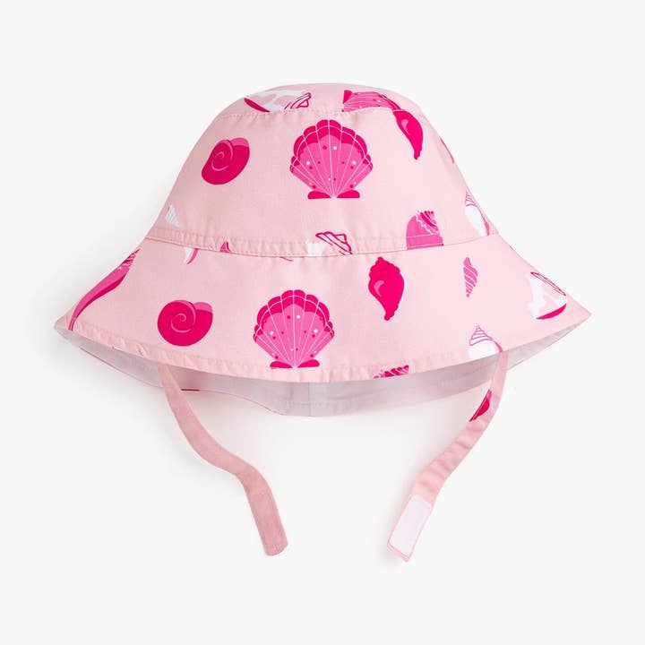 Monica + Andy – Großhandel Sonnenhut - Kinder – Kinder-Sonnenhut_Rosa Muscheln0