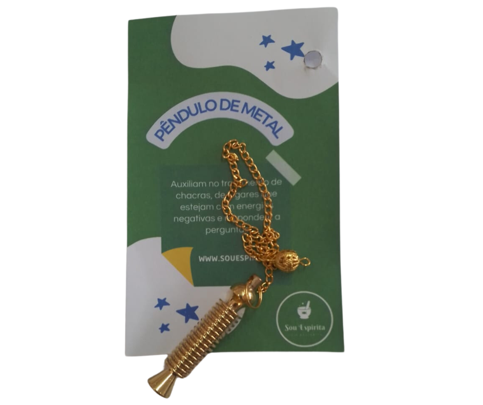 EMTUACASA – Großhandel Meditationszubehör – Metall-Pendulum Isis 16 Batterien0