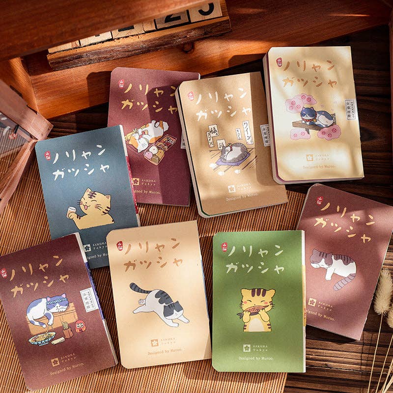 Gohobi （We cover U.S. import duties） - Wholesale Notebook - Gohobi Japanese Cat Magnetic Notebook, Monthly Planner, Study Notebook, Pocket Diary15