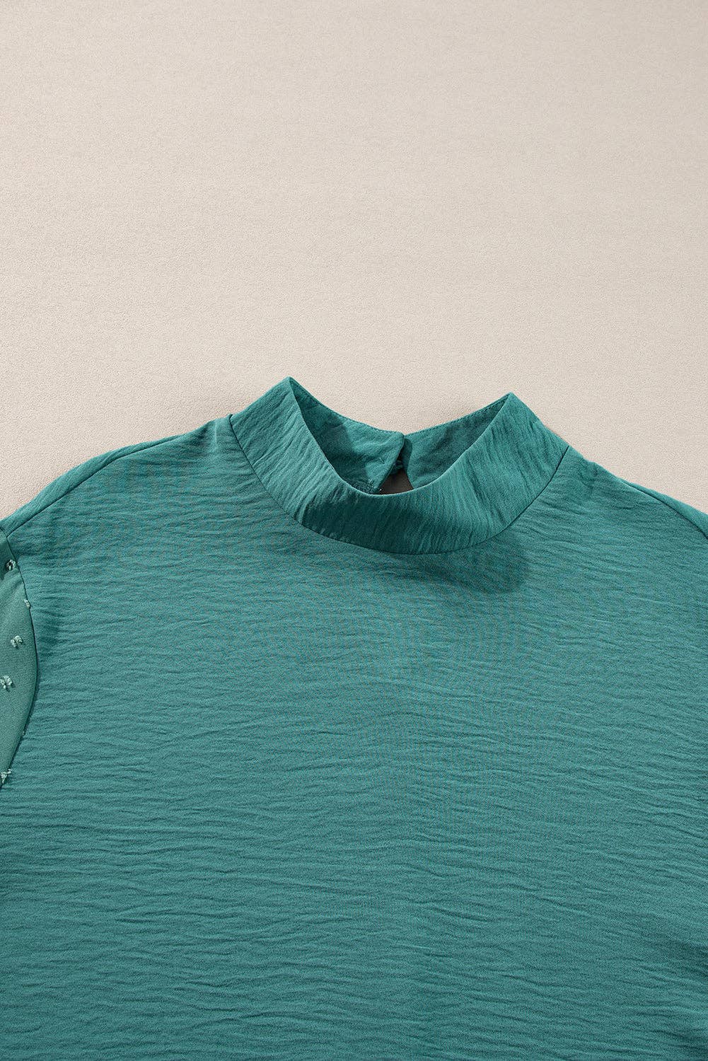 PRETTY BASH - Wholesale Blouse - Women's - Solid Swiss Dot Balloon Sleeve Blouse4