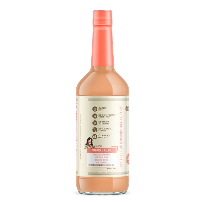 Miss Mary's Mix - Wholesale Cocktail Mix/Syrup - Miss Mary's Paloma Mix- 32oz
