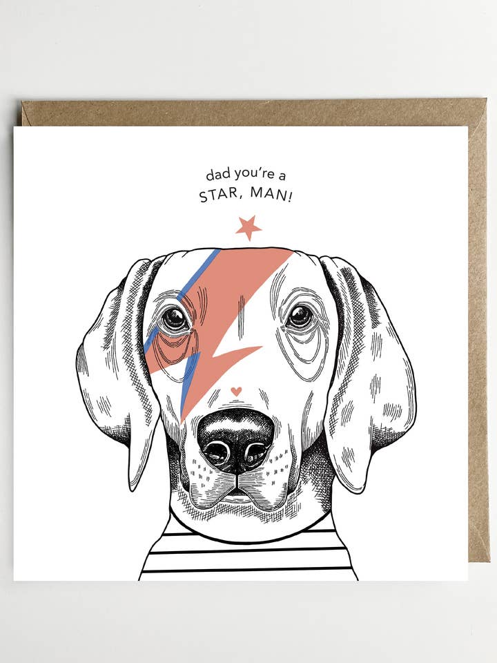 Star Man for wholesale by Dotty Dog Art