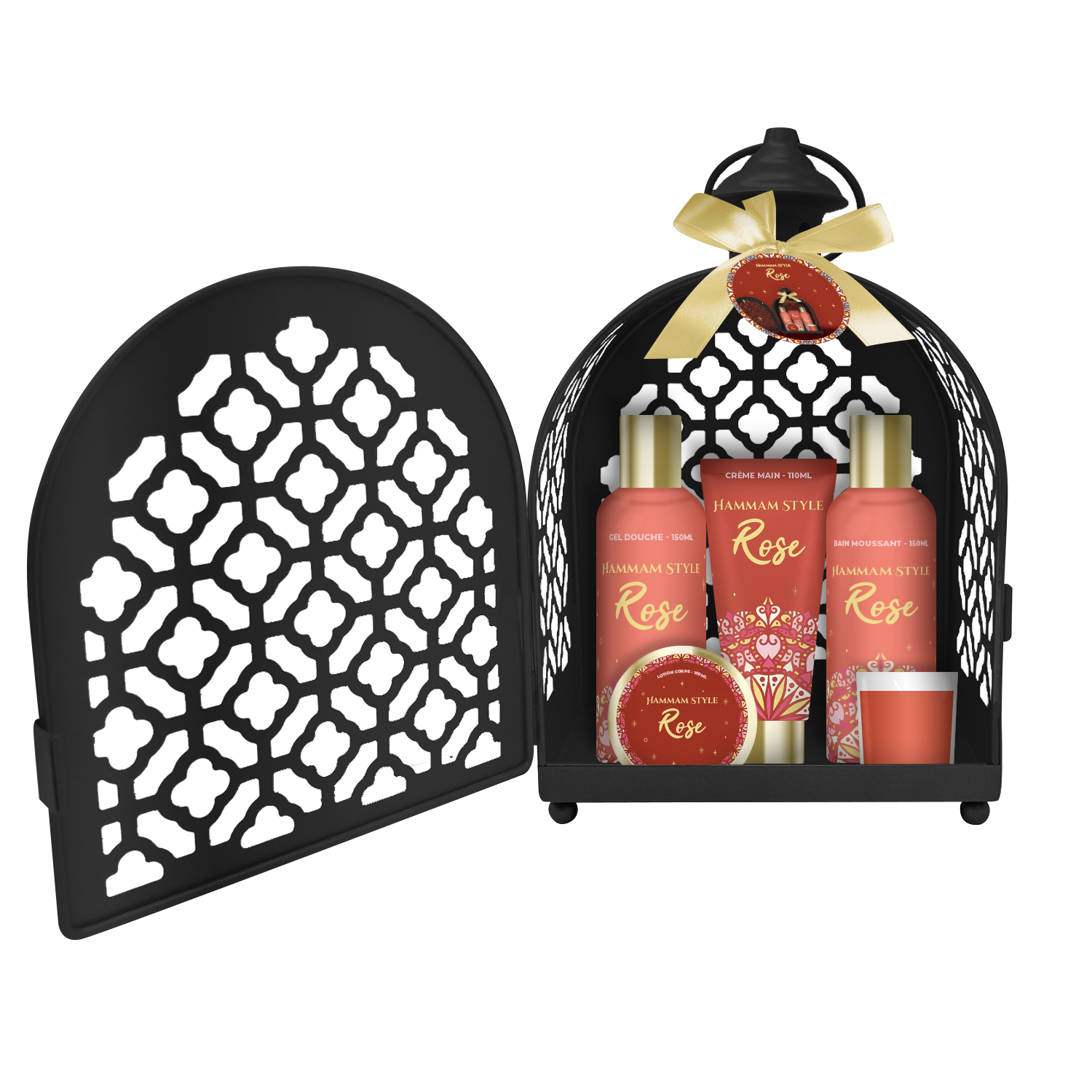 FRENCH TENDANCE – wholesale Gift box – Gift box - Hamman Style Lantern - Pink - FT0