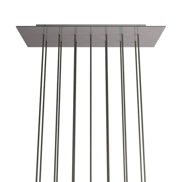 Rosone XXL Rose-One rektangulær med 14 huller og 6 sidehuller, for engroshandel hos LIGHTINUP S.R.L.