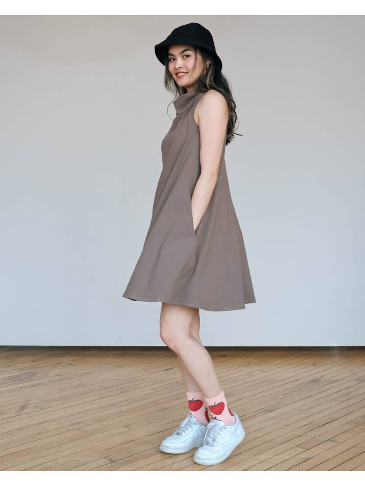 Wulfka - Wholesale Dress - Women's - Wendy Cowl Dress4