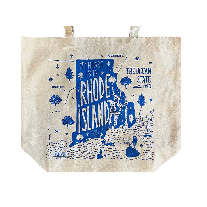 Rhode Island Tragetasche für den Großhandel von Noteworthy Paper & Press
