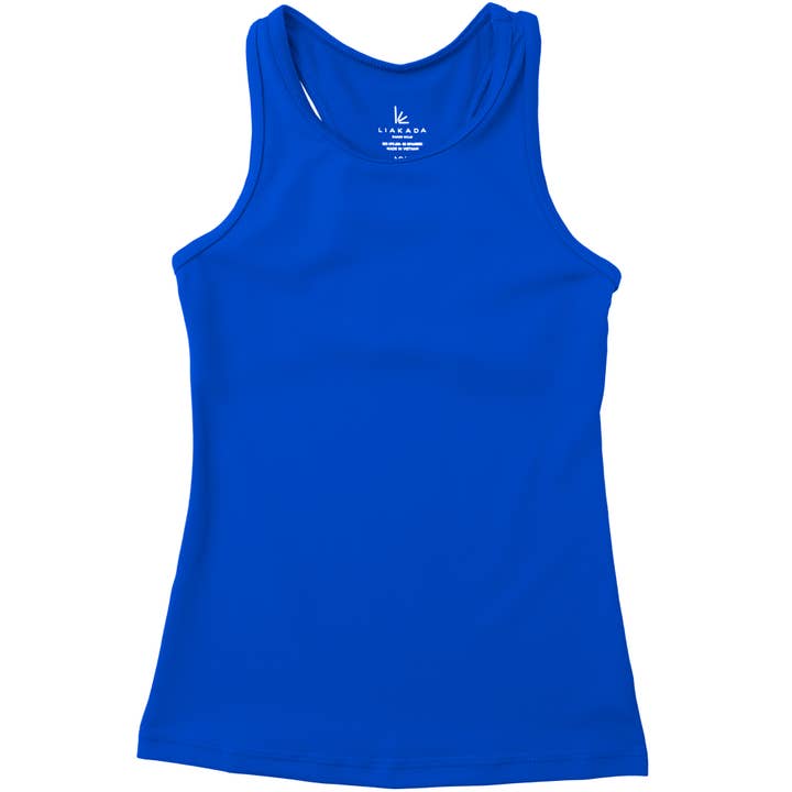 Liakada Dancewear – caveada - Crianças por atacado – Camisota Racerback para Menina13