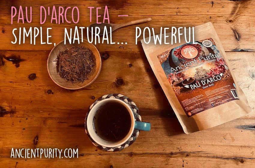 Ancient Purity – wholesale Löst te – Pau d'Arco 180g (Inre Bark) Mitokondrier / NAD+/ Brun Fett5