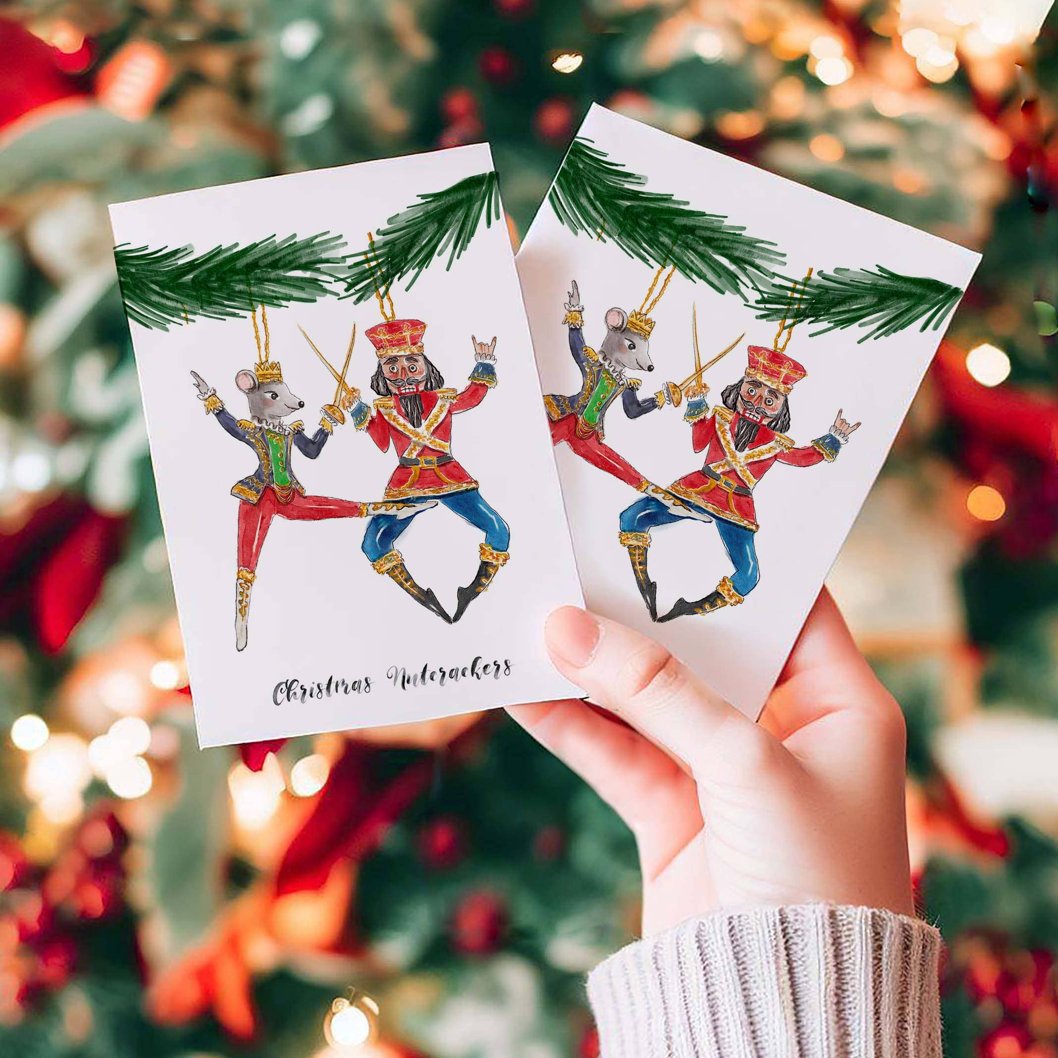 Liyana Studio - Wholesale Christmas Card - Christmas Nutcracker Ornaments - Funny Christmas Card1