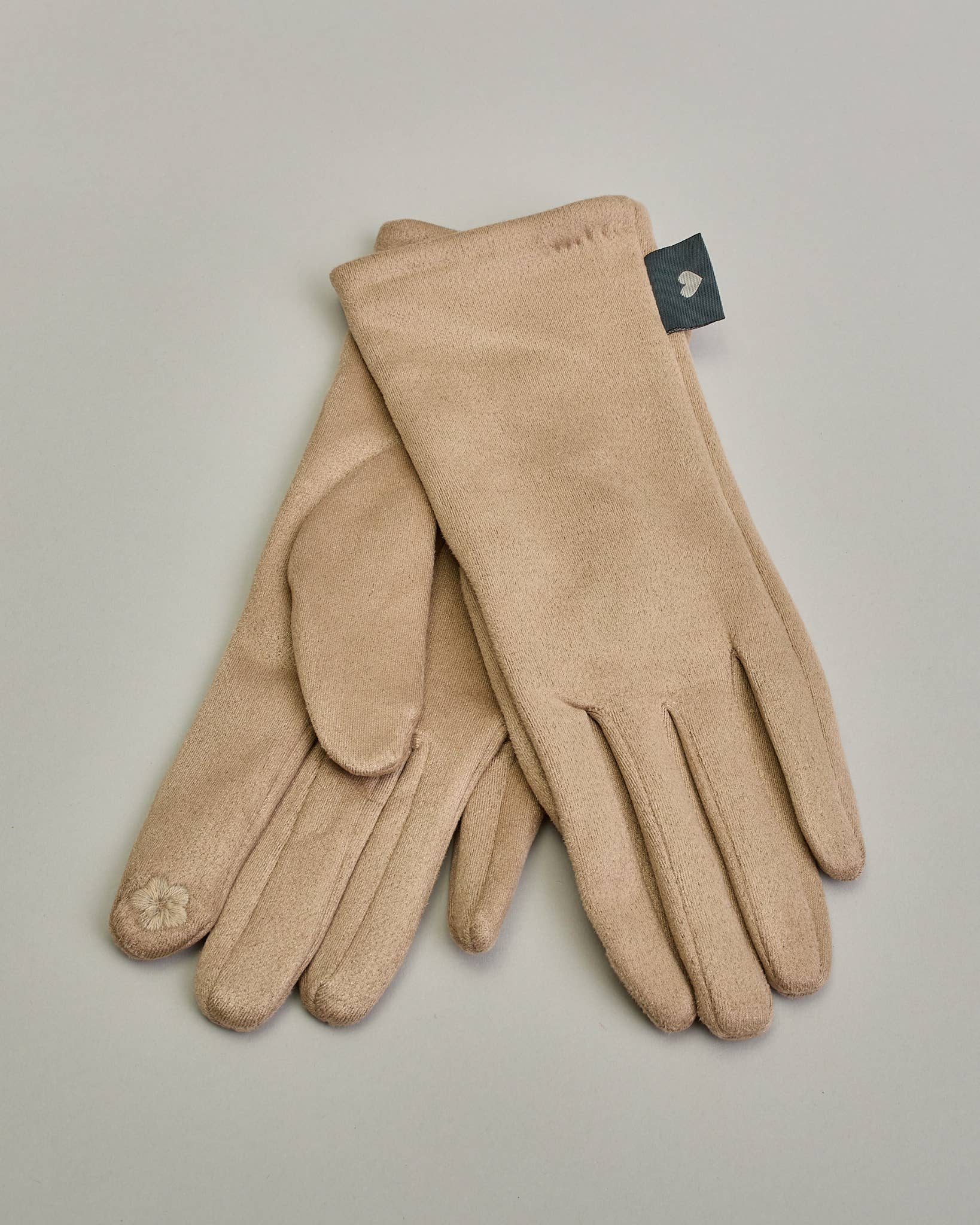 Herzilein-Wien GmbH – Großhandel Handschuhe – Damen – Velourleder-Optik Handschuhe – kuschelig und elastisch0