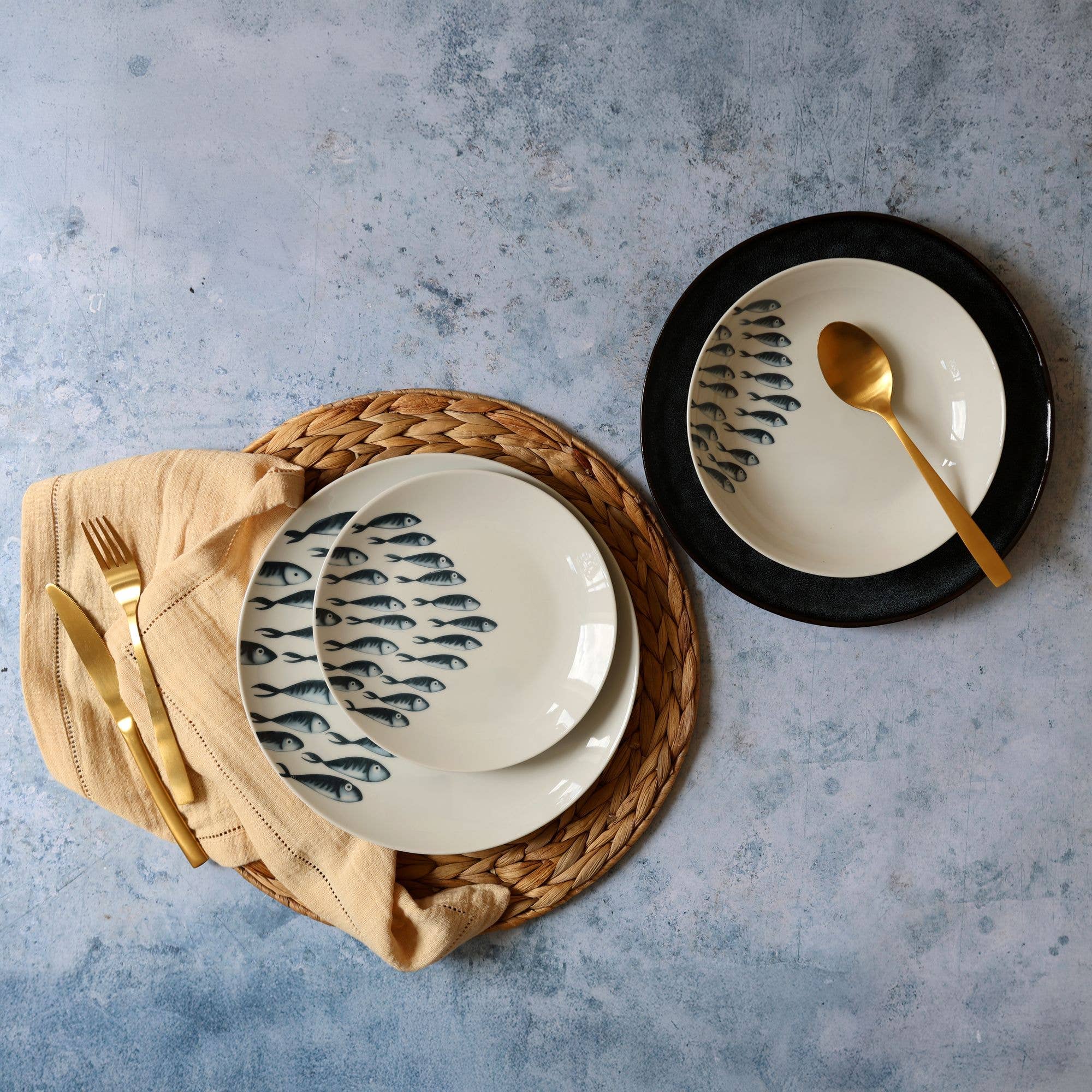 Novastyl - Wholesale Dinner Plate - PESCARE deep plate 20cm in porcelain4