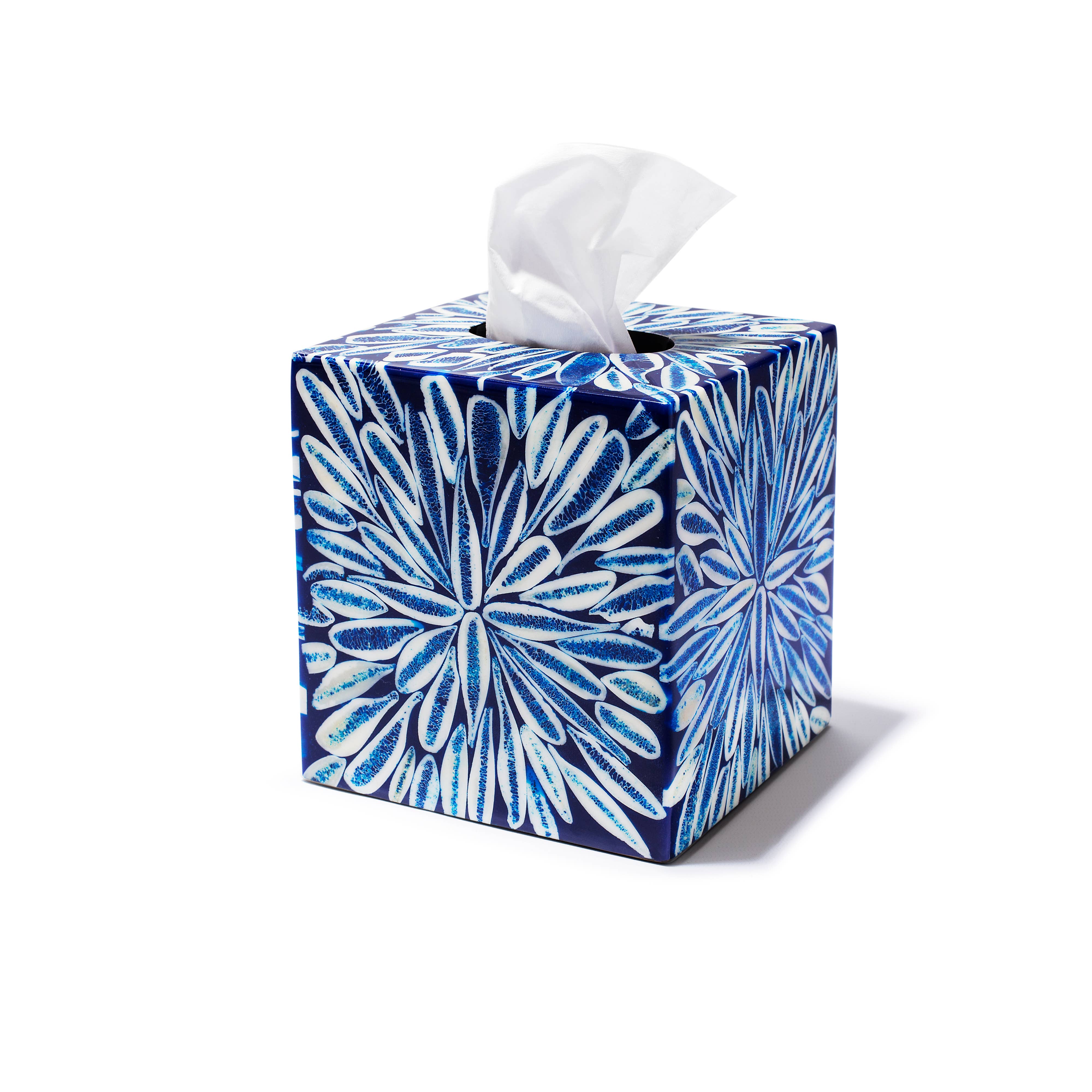 LADORADA - Wholesale Tissue Box - Blue Almendro Tissue Box0