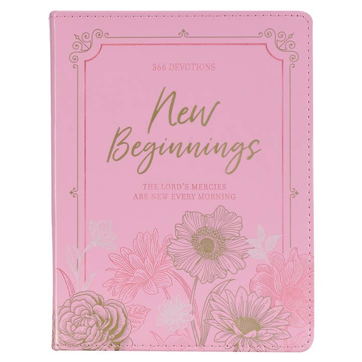 Devotional New Beginnings Pink Flexcover for wholesale by Christian Art Gifts
