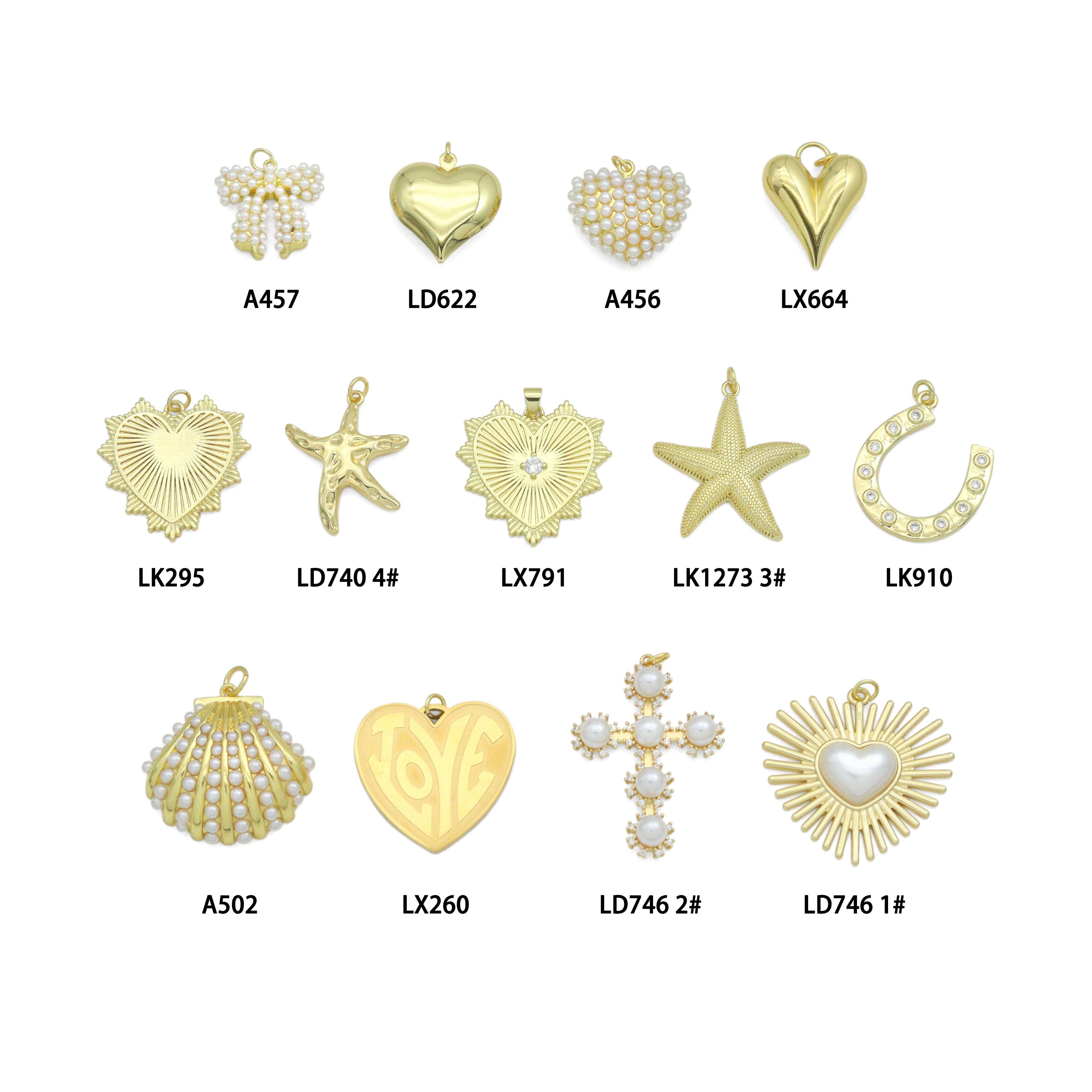 BestBeads&Beyond - Wholesale Individual Charm/Pendant - MIXED Detachable Center Pendant for Scarf & charm bar necklace, EFC-10