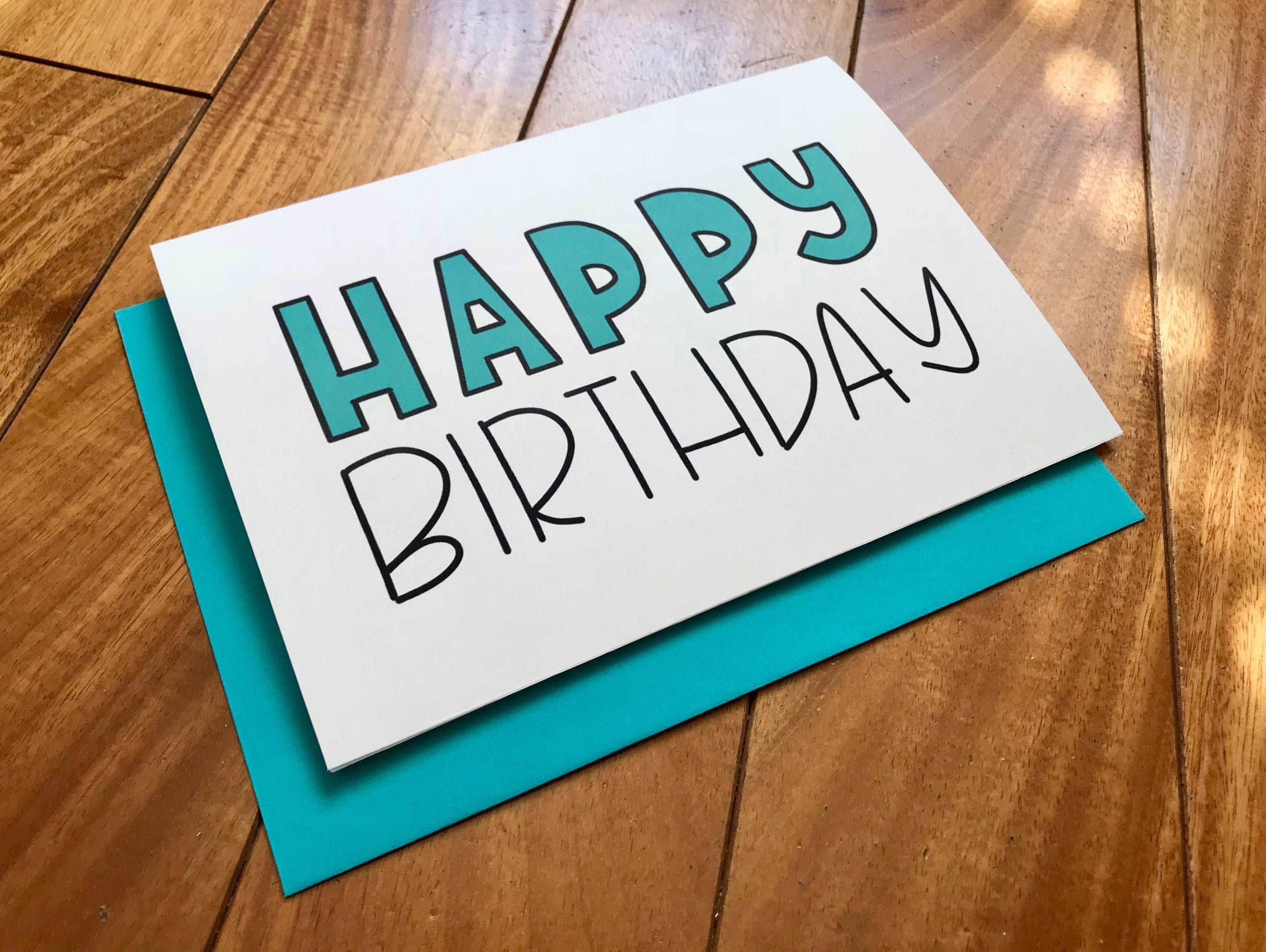 Stone Donut Design, LLC - Wholesale Birthday Card - Fun Happy Birthday for StoneDonut Design5