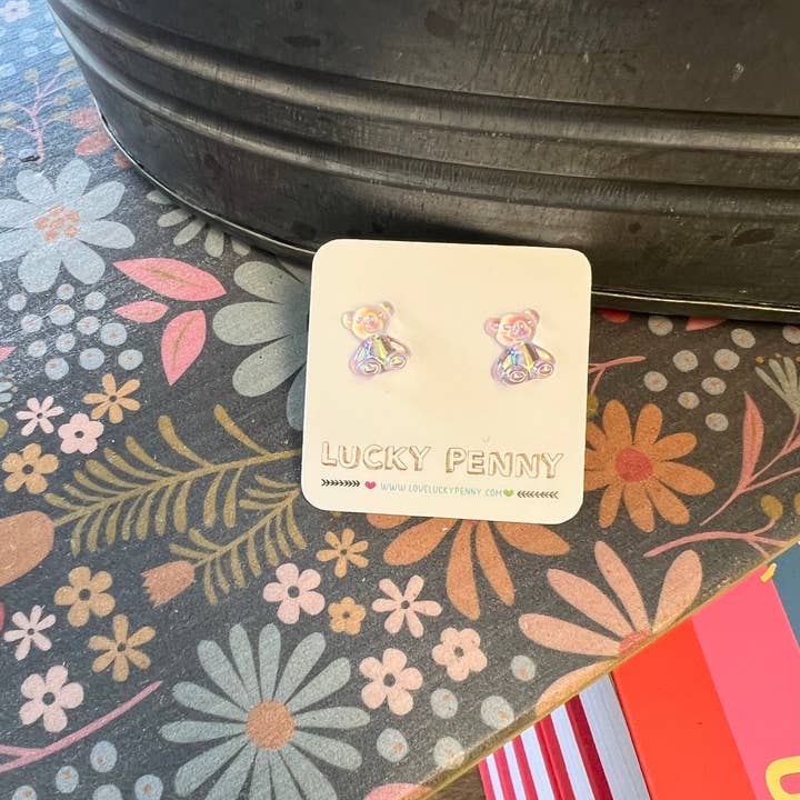 Lucky Penny - Wholesale Stud/Post Earrings - Gummy Bear Earring - Assorted5