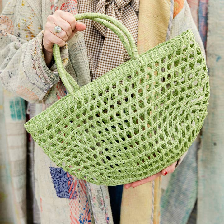 Sac de marché Verdant Citrus pour la vente par Rahab's Rope