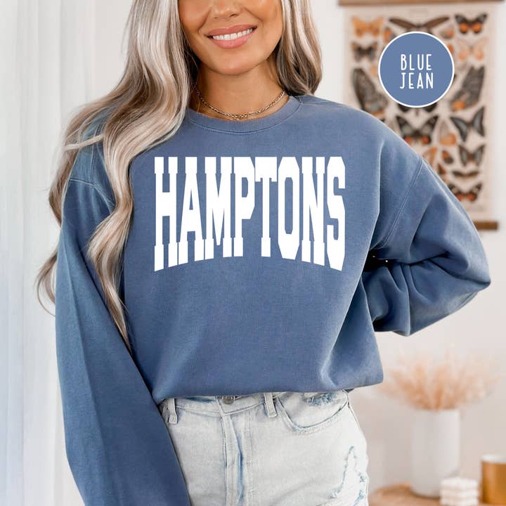 Felpa Comfort Colors® The Hamptons New York per la vendita all'ingrosso da parte di CindyL Boutique