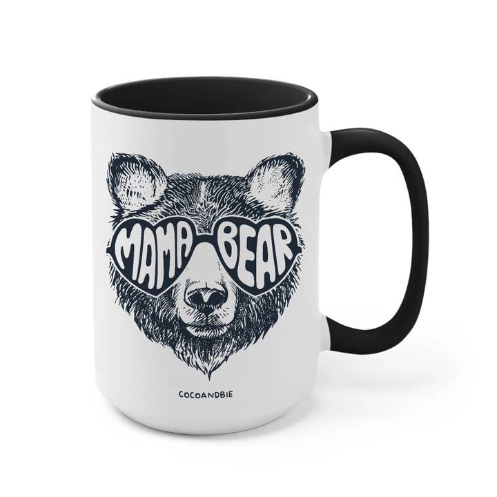 coco+bie designs - Wholesale Coffee Mug - Mama Bear 15oz Mug - Mom Life, Motherhood