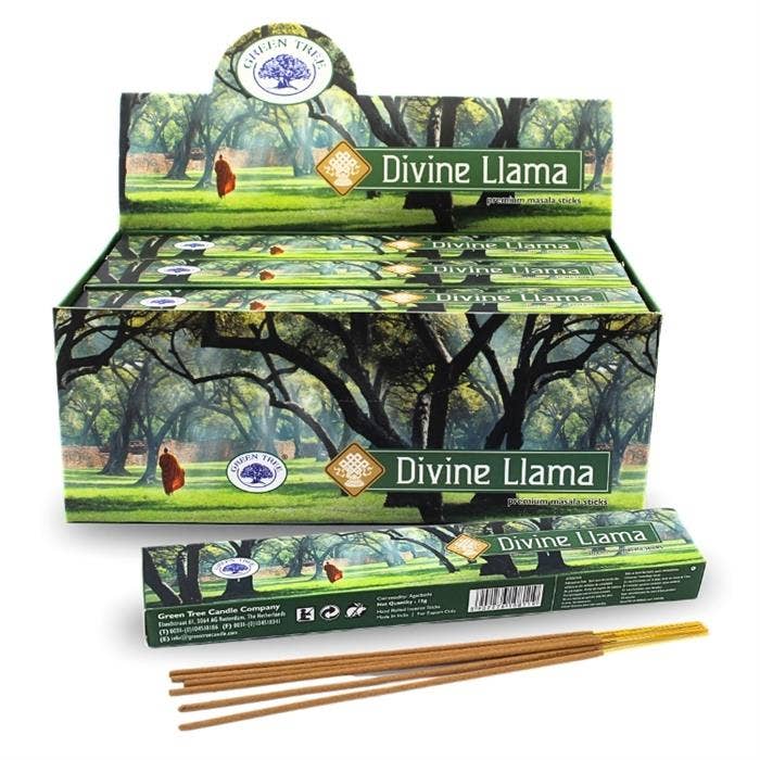 Green Tree Divine Llama Hand Rolled Natural Incense Sticks for wholesale by Green Tree