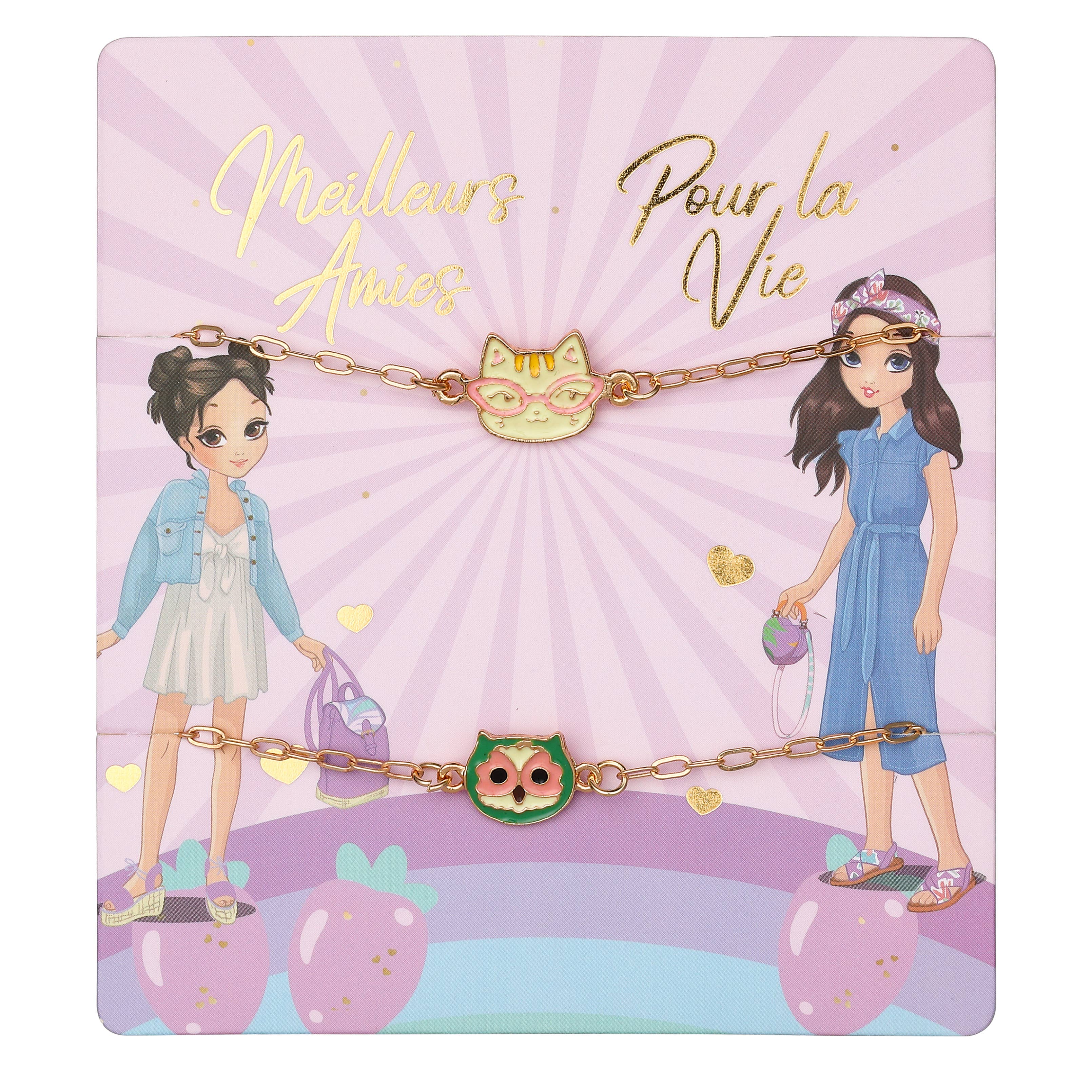 STELLA GREEN - Wholesale Beaded Bracelet - Kids - Friendship Bracelets X 2 – Teen Belle Collection3