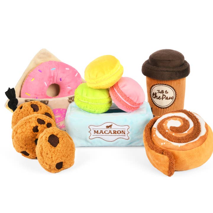 Pup Cup Cafe Toys 5pc Set for wholesale by P.L.A.Y. Pet Lifestyle and You