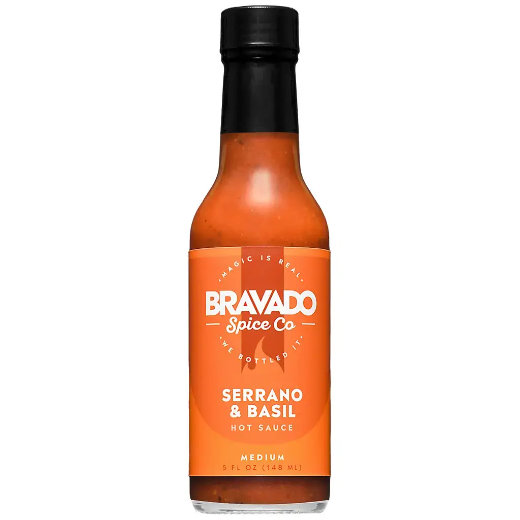 Bravado Spice Co. - Wholesale Hot Sauce - Serrano & Basil Hot Sauce (6-Pack)3