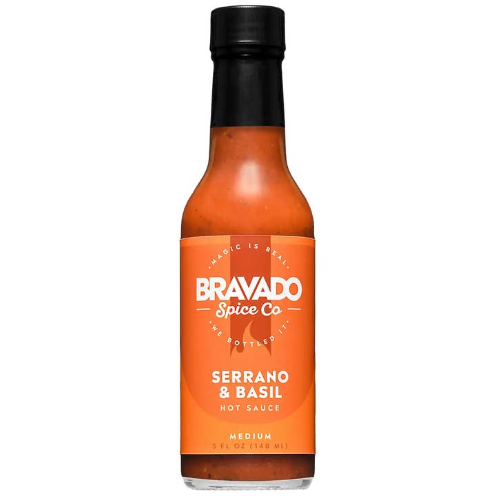 Bravado Spice Co. - Wholesale Hot Sauce - Serrano & Basil Hot Sauce (6-Pack)3