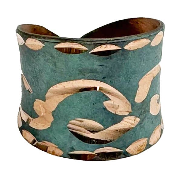 Spirale di Patina dell'Anello di Abete per la vendita all'ingrosso da parte di Anju Jewelry